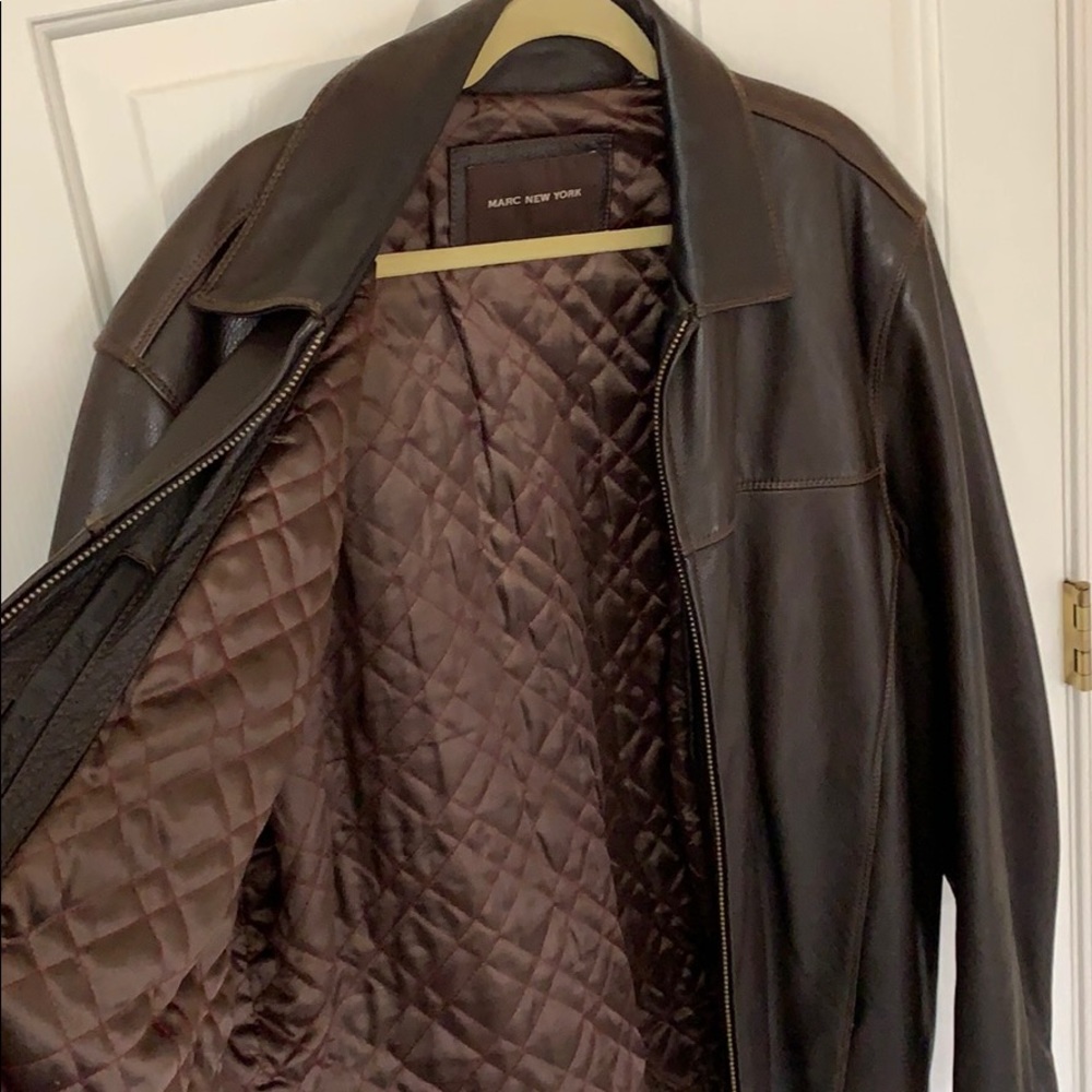 Auth brown leather jacket - Picture 8 of 8